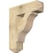 Ekena Millwork Funston Craftsman Rough Sawn Bracket, Douglas Fir, 6"W x 24"D x 28"H BKT06X24X28FST04RDF - alternate 1